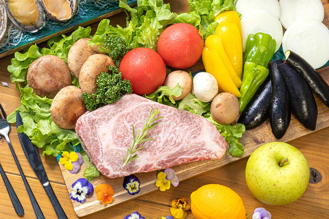 豪華房州伊勢海老付きTHE BONDS特製BBQ