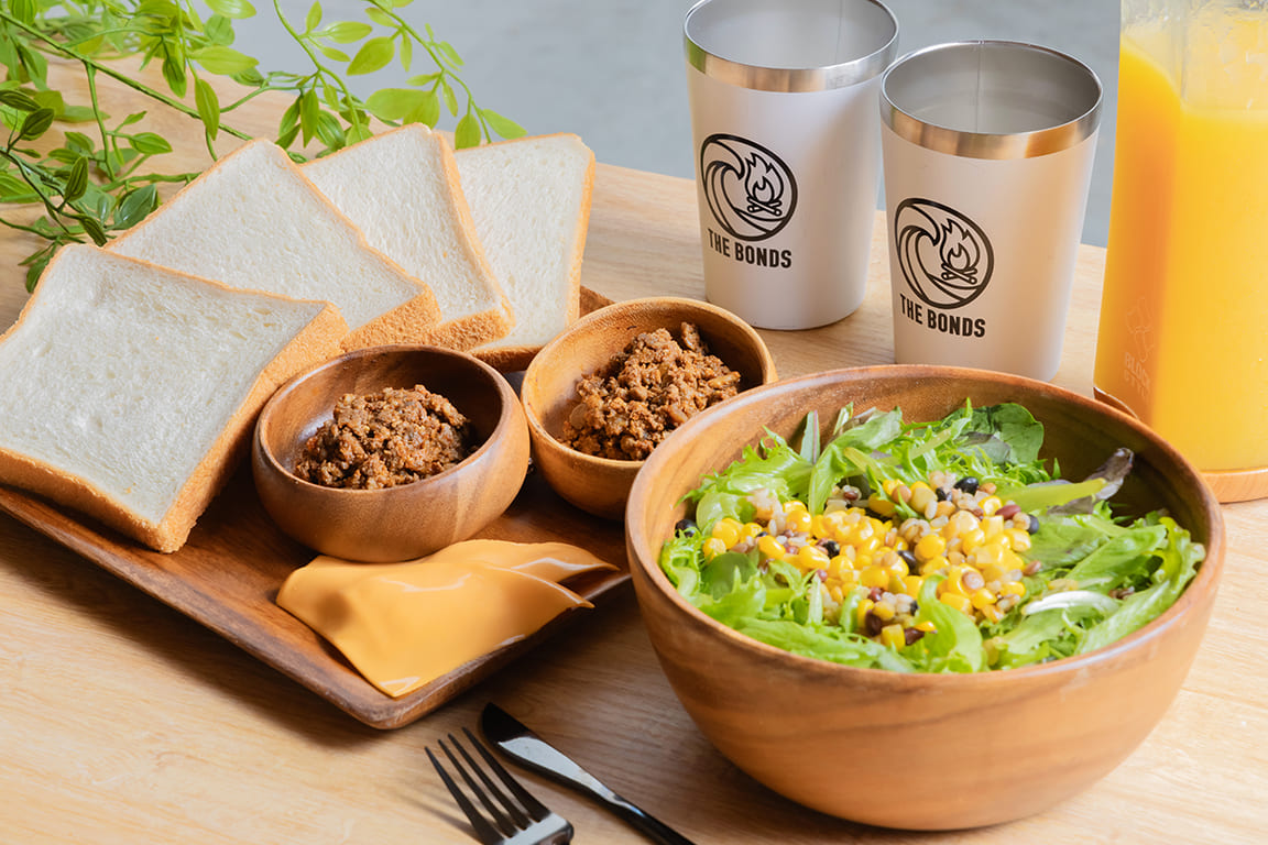 【4月~12月】ホットサンド朝食