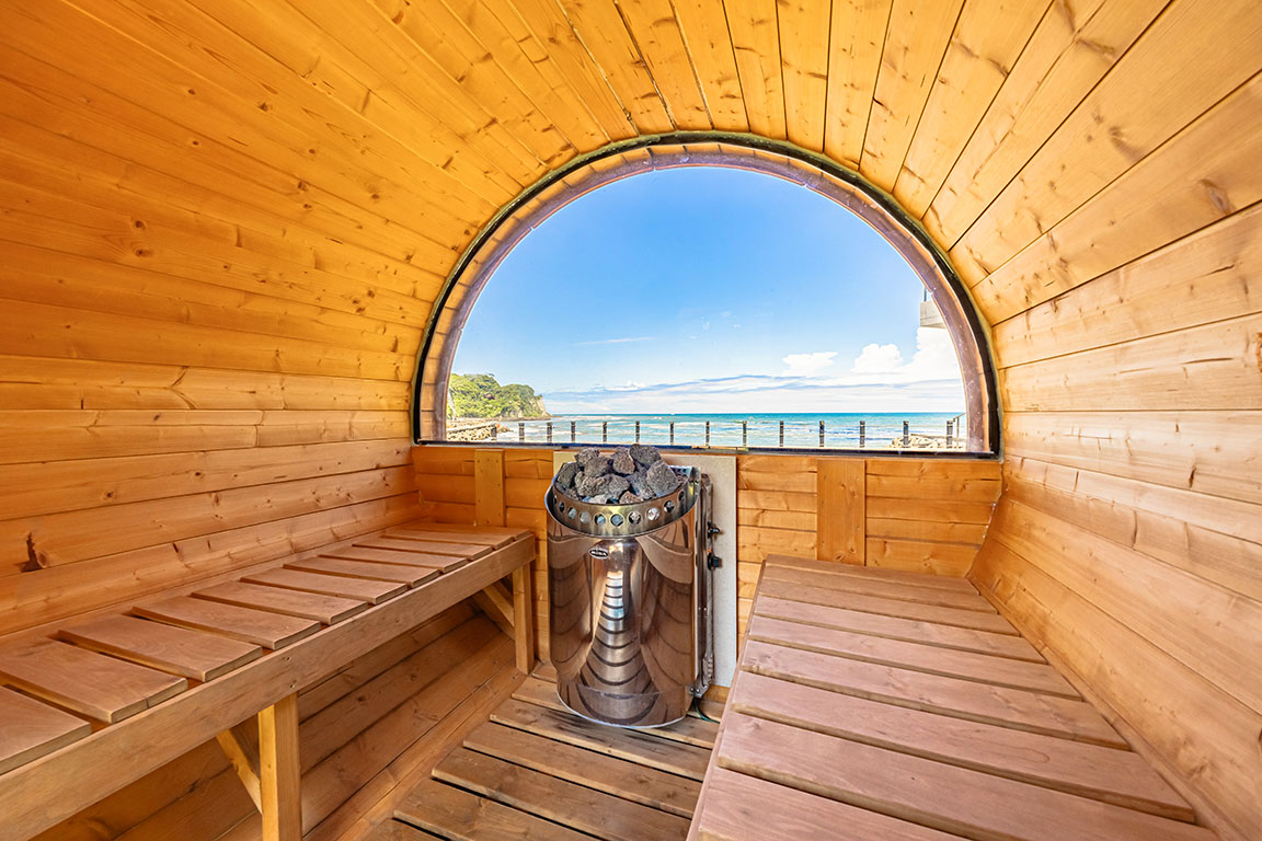 THE BONDS オーシャンフロントヴィラ‐千葉いすみ‐ プライベートガーデン サウナ